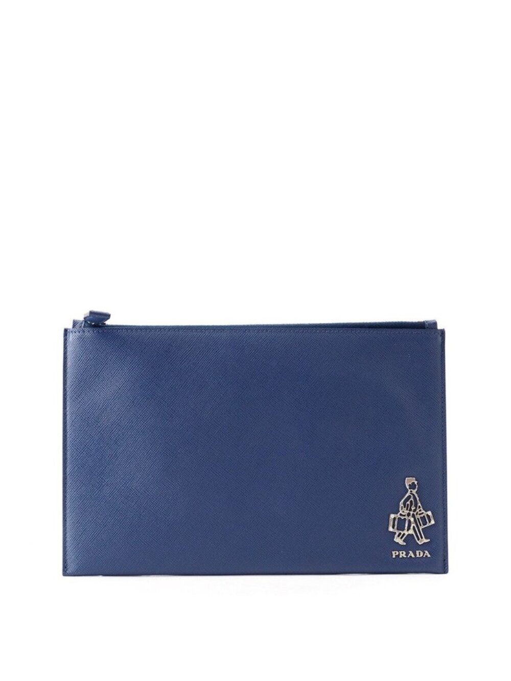 Prada Clutch Bellboy Travel Pouch Saffiano Leather